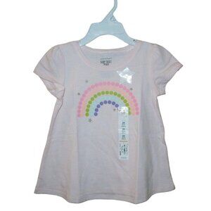Jumping Beans Toddler Softest Tee Rainbow Dots Size 24M